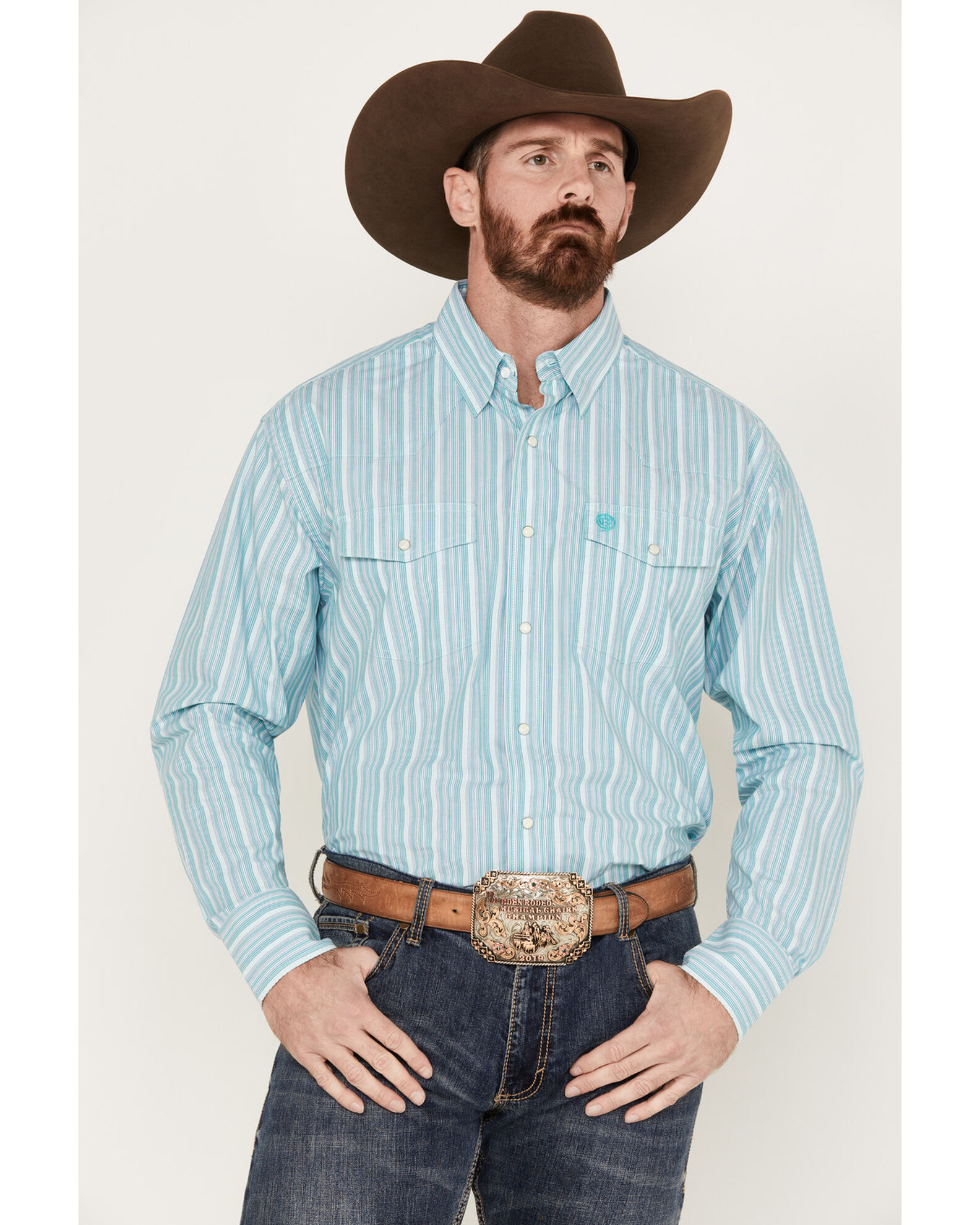 Wrangler pearl snap sale shirt