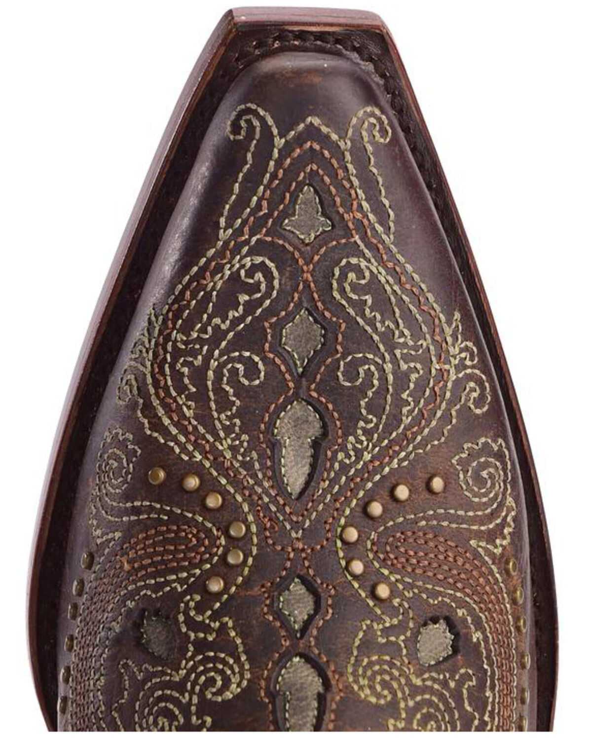 Image #6 - Shyanne Women's Isabelle Inlay Stud Western Boots - Snip Toe, , hi-res