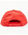 Image #3 - Lane Front Men's Bullriders Retro Logo Rope Solid-Back Ball Cap, Red, hi-res