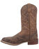 Image #3 - Laredo Men's Chauncy Western Boots - Broad Square Toe, Taupe, hi-res
