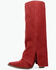 Image #3 - Dingo Women's Buckle Bunny Tall Western Boots - Round Toe, Red, hi-res