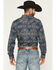 Image #4 - Moonshine Spirit Men's Show Stopper Floral Print Long Sleeve Snap Western Shirt, Blue, hi-res