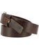 Image #2 - Justin Men's Bomber Belt, Brown, hi-res