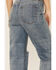 Image #4 - 7 For All Mankind Women's Easy Straight Distressed Denim Jeans, Blue, hi-res
