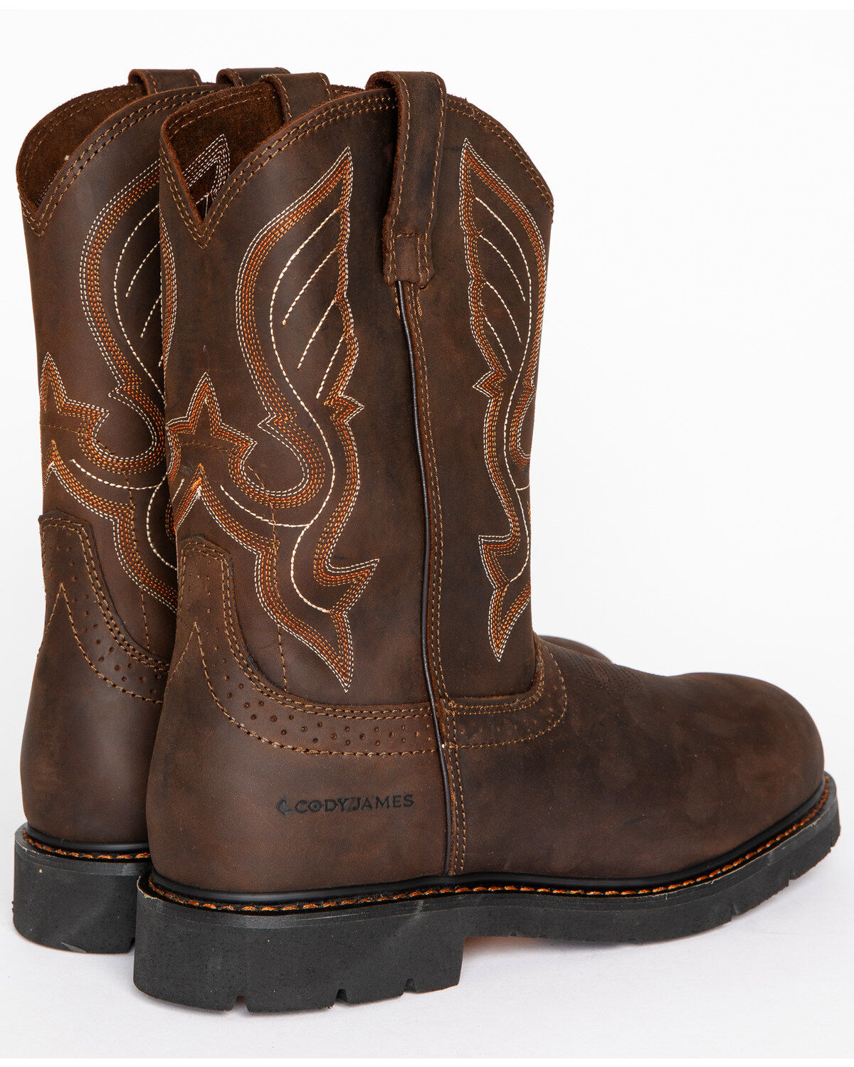 Image #7 - Cody James® Comp Toe Western Work Boots, , hi-res