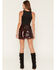 Image #3 - Show Me Your Mumu Women's Vera Sequins Mini Skort, Burgundy, hi-res