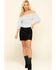 Image #6 - Wrangler Women's Tile Print Smocked Peasant Off The Shoulder Top, , hi-res