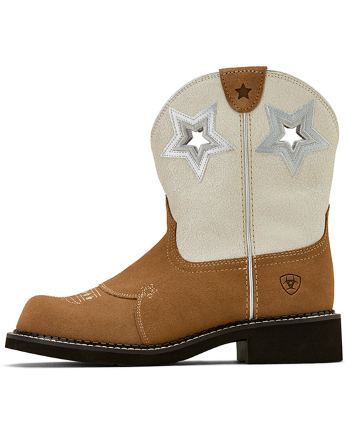 Image #2 - Ariat Women's Fatbaby Heritage Star Performance Western Boots - Round Toe, Tan, hi-res