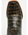 Image #6 - Tanner Mark Women's Caiman Print Tall Western Boots - Square Toe, Black, hi-res