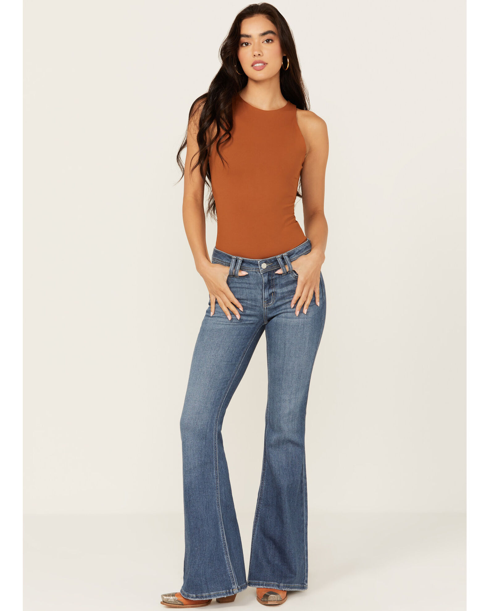 Women's Skinny Flare Jeans