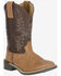 Image #1 - Smoky Mountain Little Boys' Adobe Performance Western Boots - Broad Square Toe, Brown, hi-res