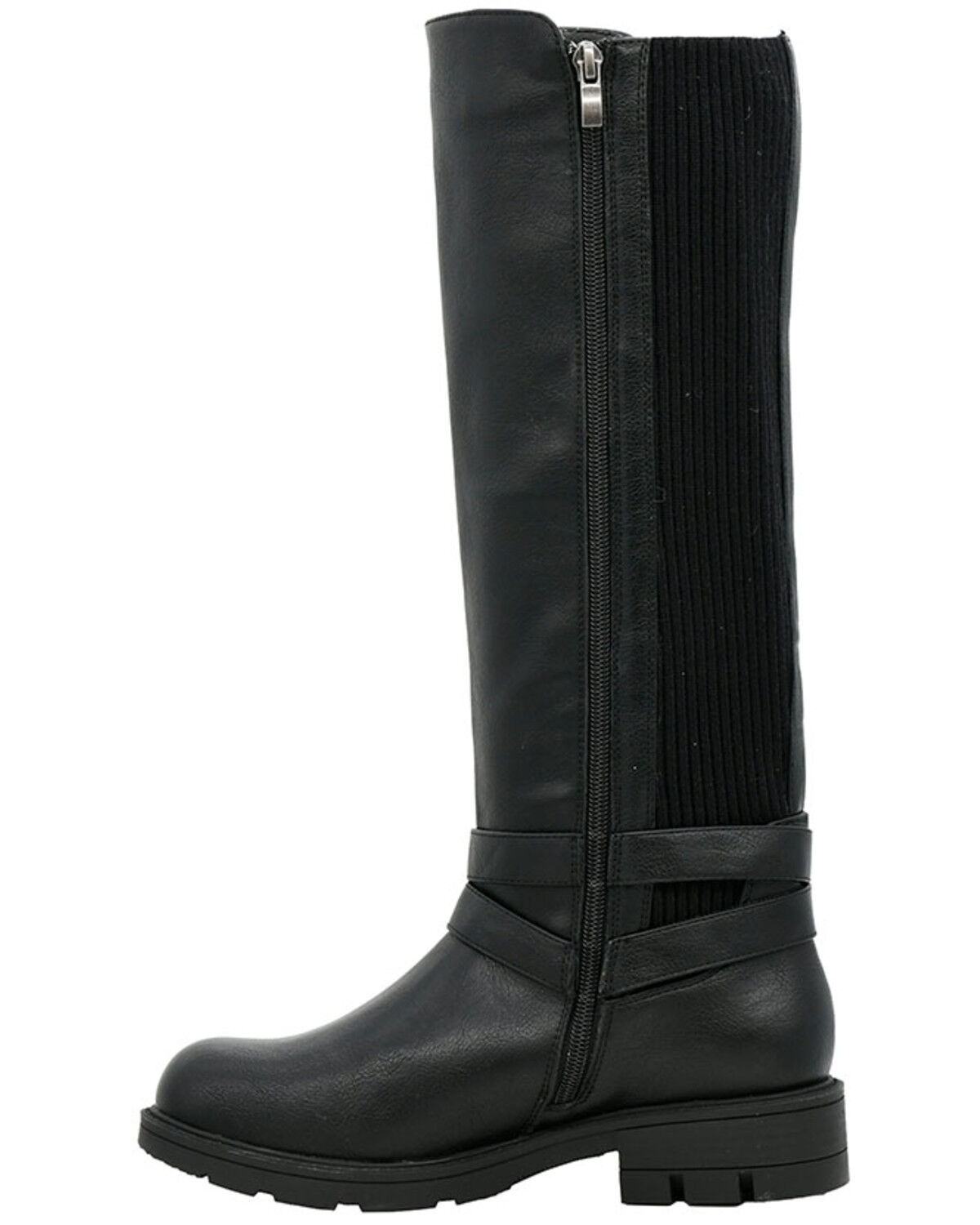 Image #3 - Corkys Women's Hay Bale Tall Boots - Round Toe, Black, hi-res