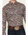 Image #3 - Cody James Men's Max Paisley Print Long Sleeve Button-Down Stretch Western Shirt, Burgundy, hi-res