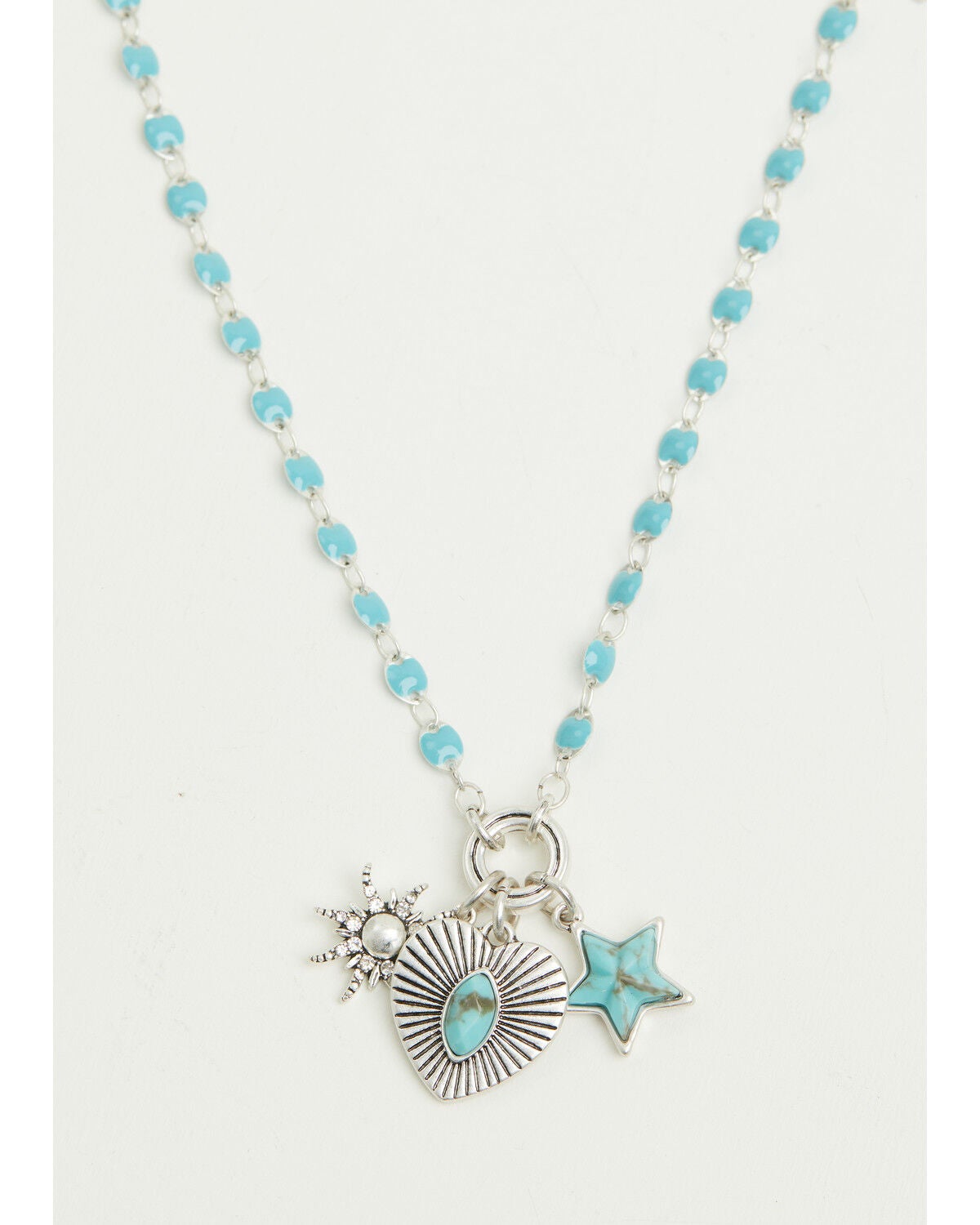 Image #1 - Lainey Wilson Women's Country Girl Pendant Necklace, Turquoise, hi-res
