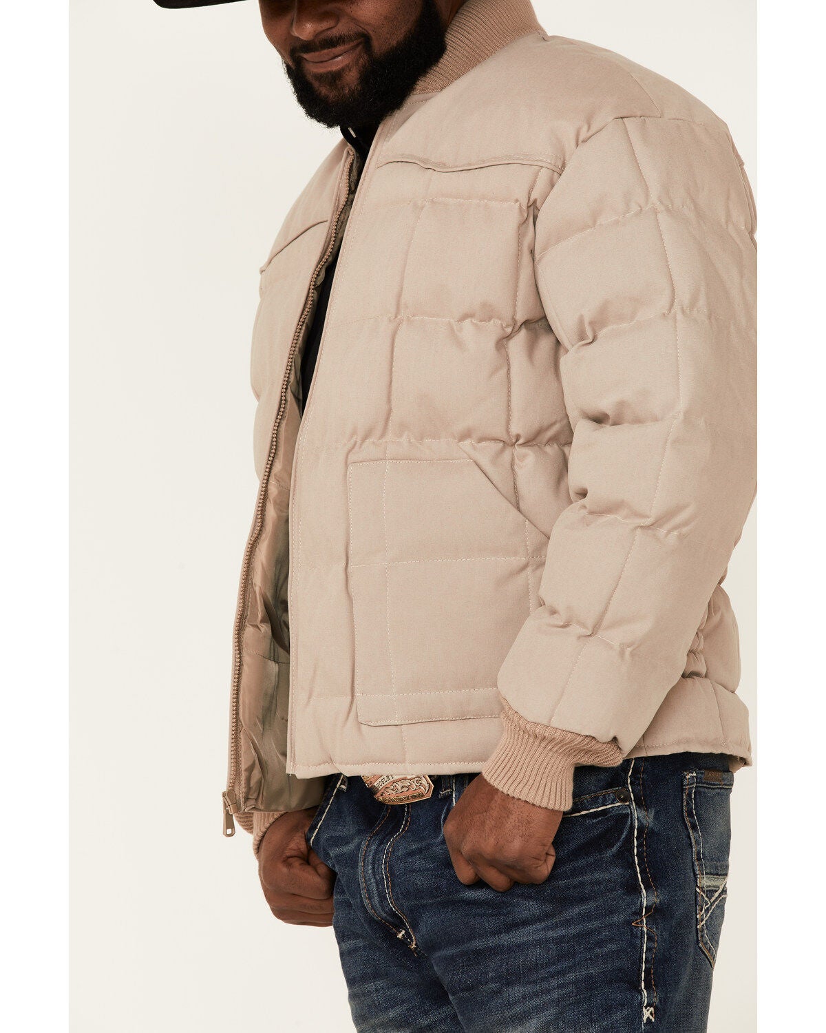 mens western down jacket