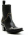 Image #1 - Old Gringo Women's Loren Western Booties - Snip Toe, Black, hi-res