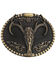 Cody James® Men's Deer Skull Belt Buckle, Bronze, hi-res