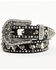 Image #2 - Shyanne Women's Cowhide Underlay Studded Belt, Black, hi-res