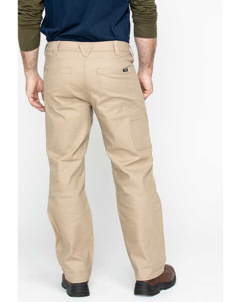 Image #2 - Hawx Men's Stretch Canvas Utility Work Pants - Big , Beige/khaki, hi-res