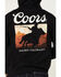 Image #3 - Coors Men's Boot Barn Exclusive Coors Logo Hooded Sweatshirt, Black, hi-res