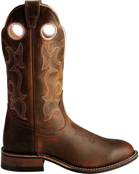 Image #2 - Boulet Tan Spice Rider Cowgirl Boots - Round Toe, , hi-res