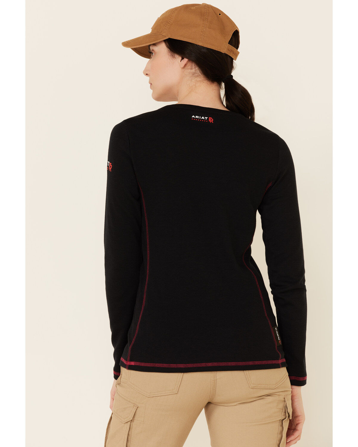 Image #4 - Ariat Women's Flame Resistant Polartec Powerdry Work Shirt, , hi-res