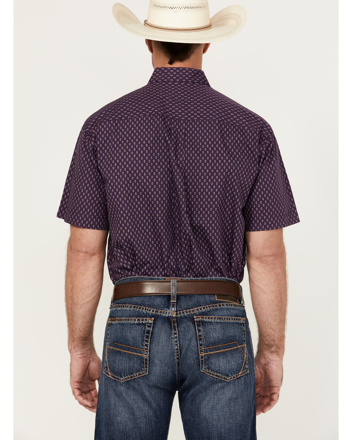 Product Name:  Cinch Men's Geo Print Short Sleeve Button-Down Western Shirt