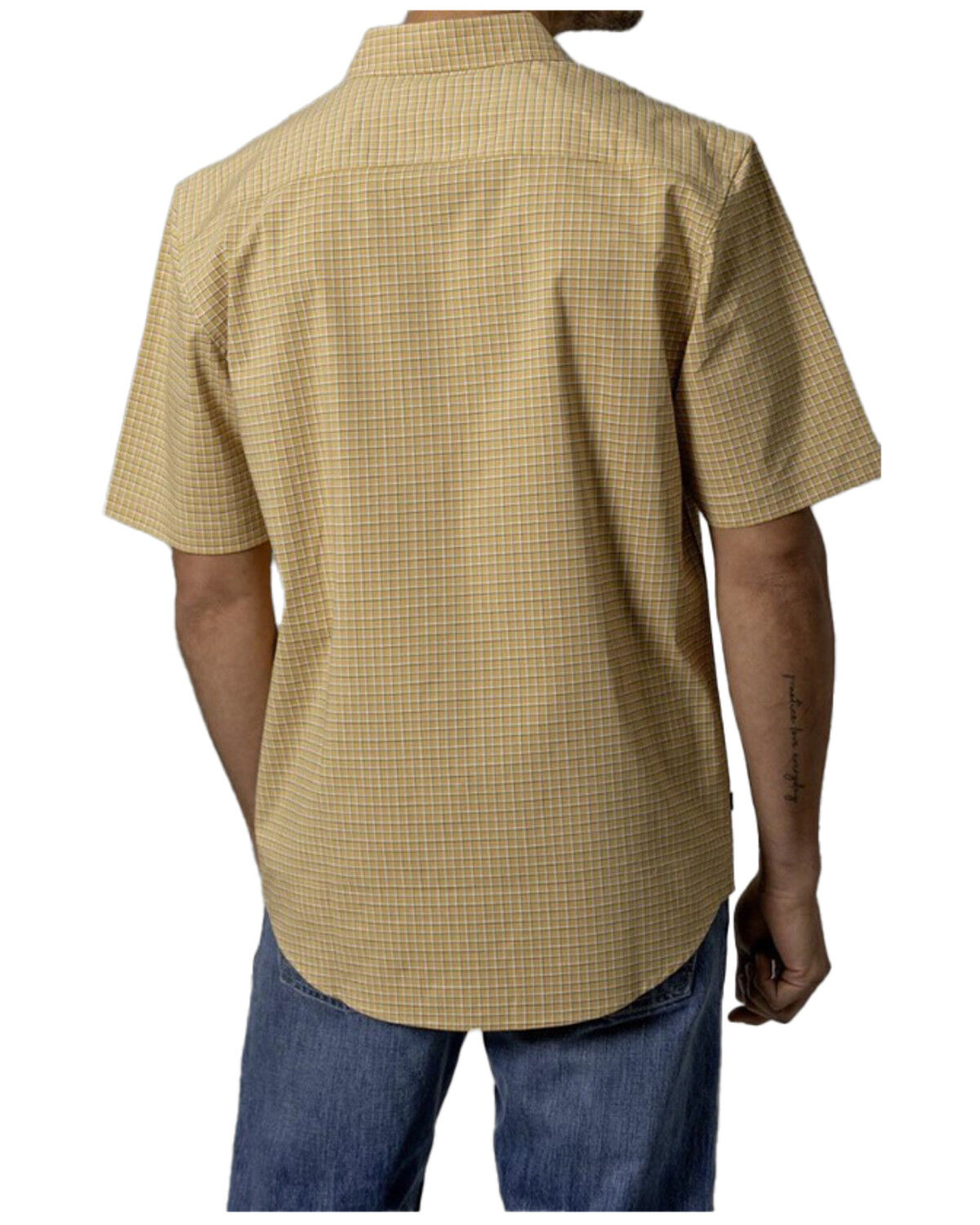 Kimes Ranch Men's MC Cooper Plaid Print Short Sleeve Button-Down Stretch Performance Shirt