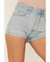 Image #2 - Lee Women's Vintage Modern High Rise Laundered Light Shorts, Light Blue, hi-res