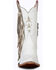 Lane Women's Fringe Star Western Boots - Snip Toe, White, hi-res