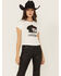 Image #2 - Wonderwest Women's Faceless Cowgirl Short Sleeve Baby Rib Tee, White, hi-res