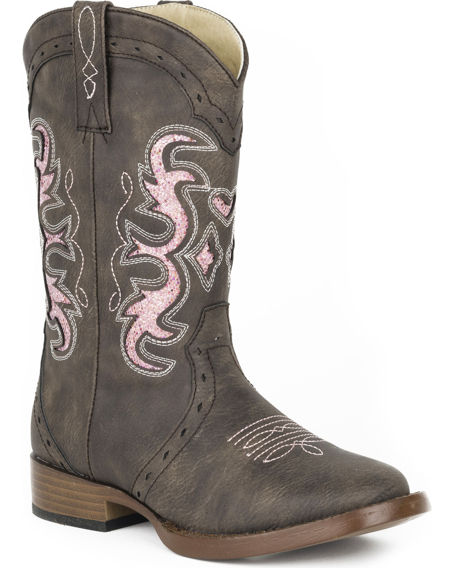 Product Name Roper Girls Lexi Western Boots Square Toe