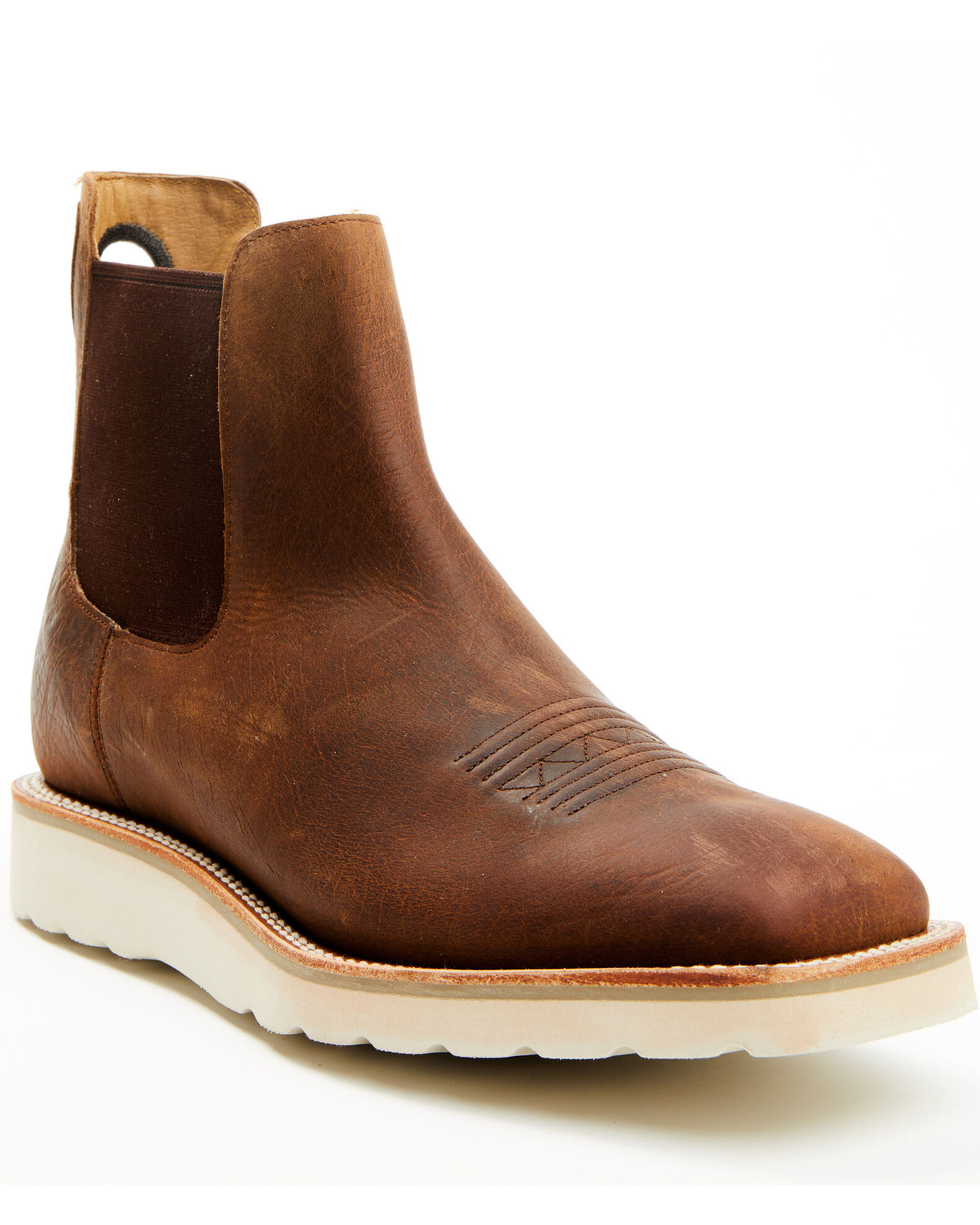 Product Name Horse Power Men s Distressed Chelsea Boots Square Toe