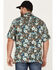 Image #4 - Wrangler Men's Coconut Cowboy Floral Short Sleeve Snap Shirt, , hi-res