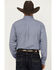 Image #4 - George Strait by Wrangler Men's Geo Print Long Sleeve Button-Down Western Shirt, Blue, hi-res