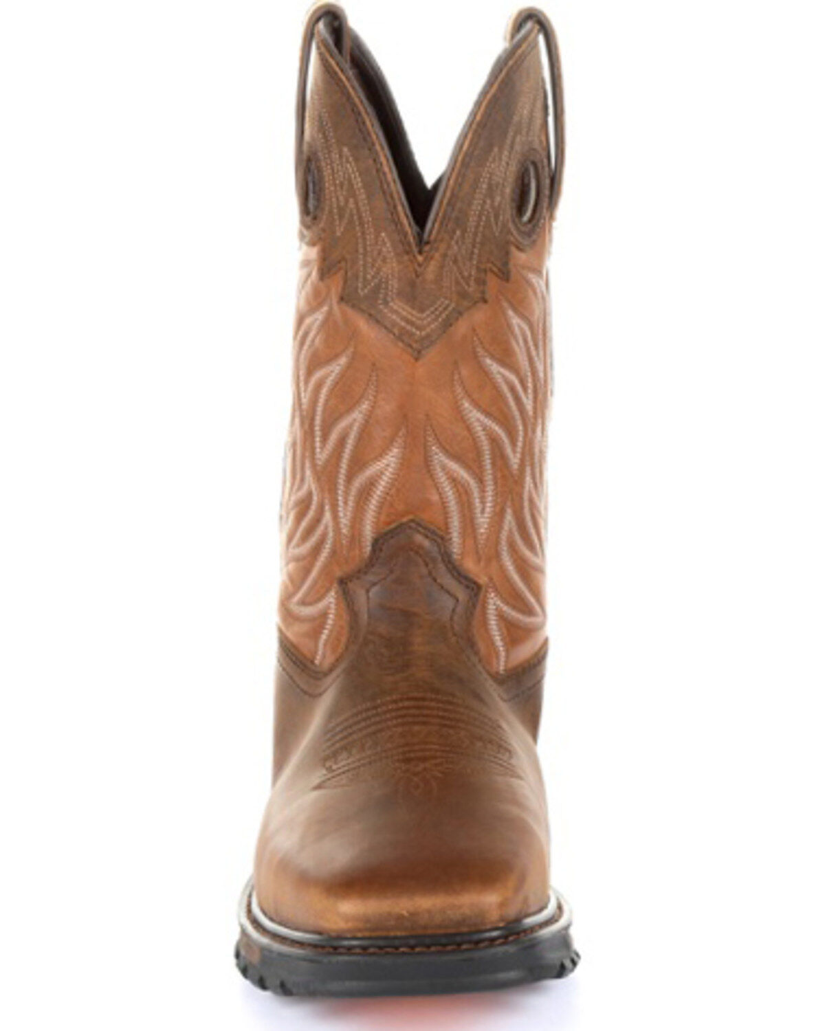 Image #5 - Durango Men's Maverick XP Waterproof Western Work Boots - Steel Toe, Rust Copper, hi-res