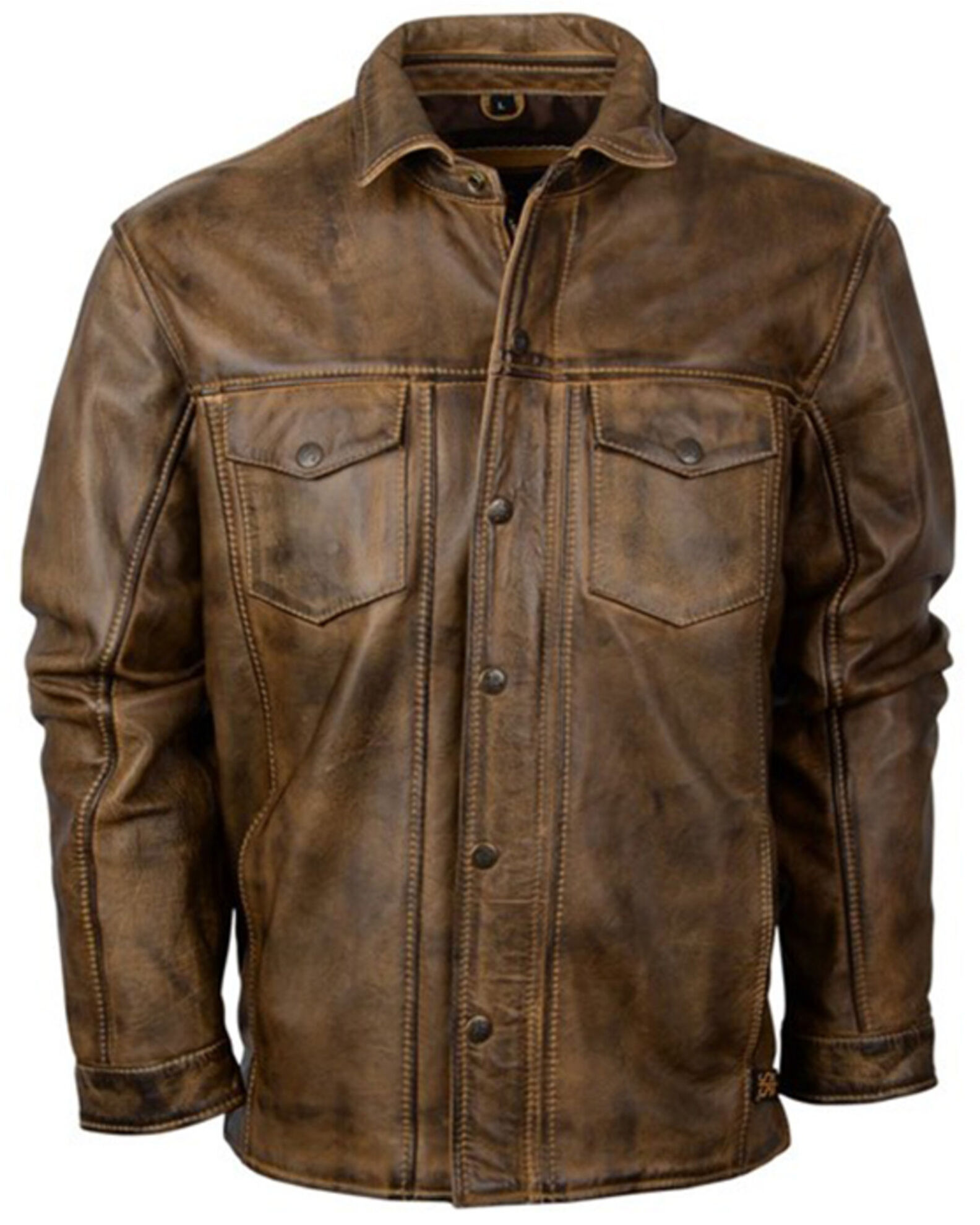 STS Ranchwear By Carroll Men's Ranch Hand Leather Jacket - Big | Mall ...