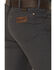 Image #4 - Wrangler Men's Tough Comfort Slim Straight Cowboy Cut Canvas Jeans - Tall, Dark Grey, hi-res