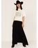 Cleo + Wolf Women's No Distractions Cropped Graphic Tee, Ivory, hi-res