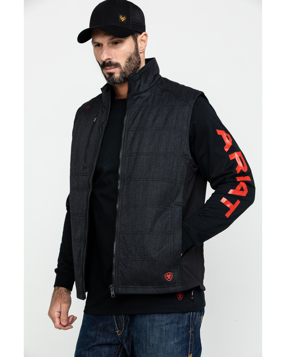 Image #3 - Ariat Men's FR Cloud 9 Insulated Work Vest - Tall, , hi-res