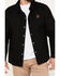 Brixton Men's Beta Coaches Solid Print Wind and Water Repellent Jacket, Black, hi-res