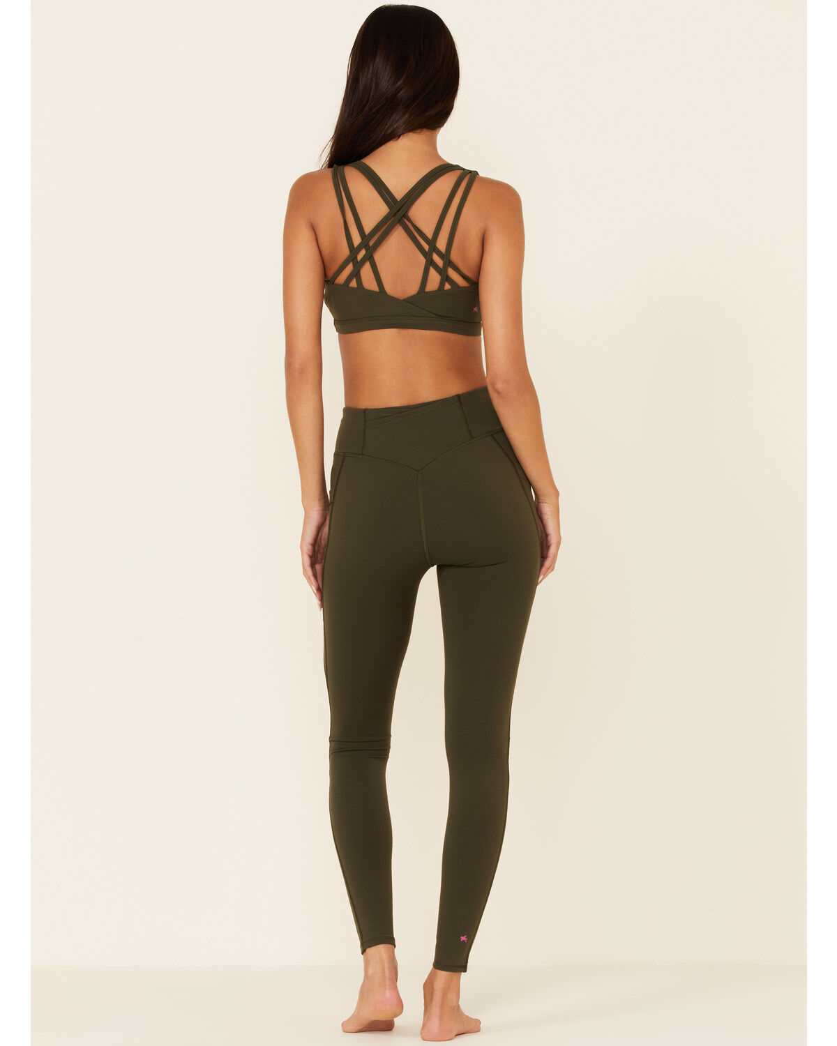 Image #5 - Idyllwind Women's High Rise Freedom Leggings, Dark Green, hi-res