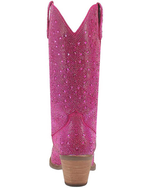 Image #5 - Dingo Women's Silver Dollar Western Boots - Pointed Toe , Fuchsia, hi-res