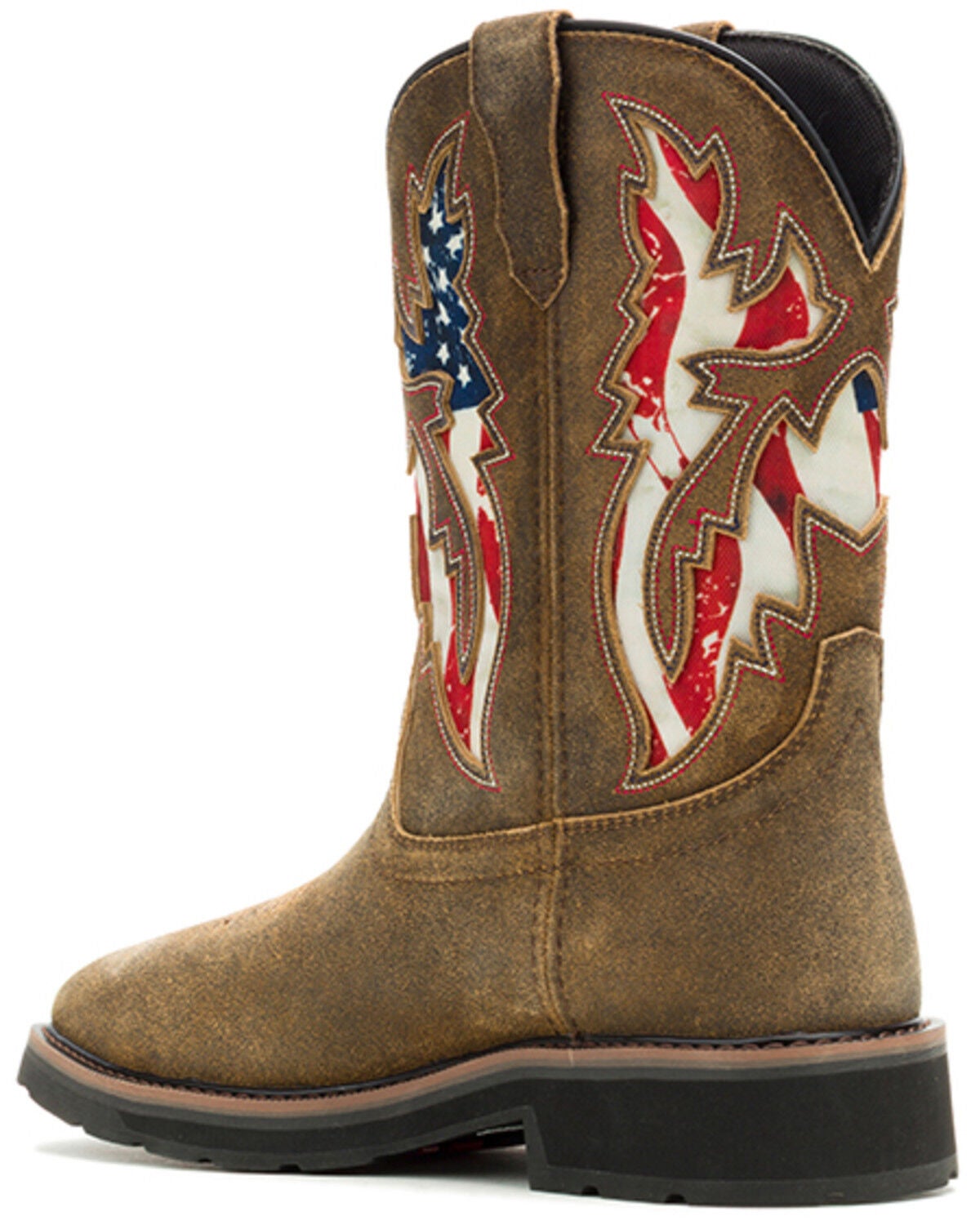 Image #3 - Wolverine Men's Rancher Wellington Waterproof Pull-On Work Boots - Steel Toe, Brown, hi-res