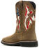 Image #3 - Wolverine Men's Rancher Wellington Waterproof Pull-On Work Boots - Steel Toe, Brown, hi-res