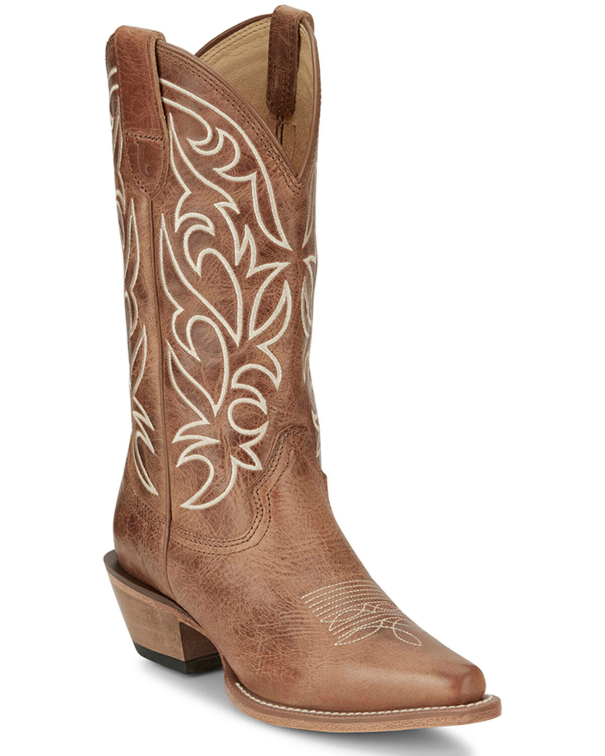 Image #1 - Justin Women's Josephine Western Boots - Snip Toe, Brown, hi-res