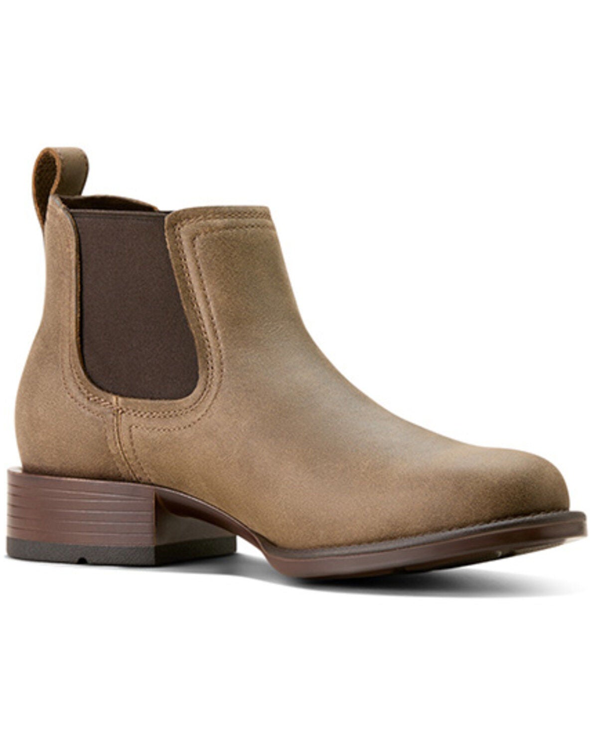 Ariat Men's Booker Ultra Chelsea Boots - Round Toe, Brown, hi-res