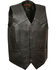 Image #1 - Milwaukee Leather Men's Classic Snap Gun Pockets Vest, Black, hi-res