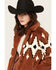 Image #2 - Idyllwind Women's Lusitano Southwestern Print Faux Fur Jacket, Bark, hi-res