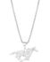 Image #1 - Montana Silversmiths Women's Out West Running Horse Necklace, Silver, hi-res